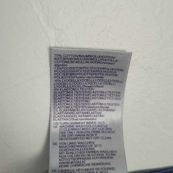 NYDJ Ami Skinny Jeans High Waist Dark Wash Blue Size 14 - Picture 11 of 12